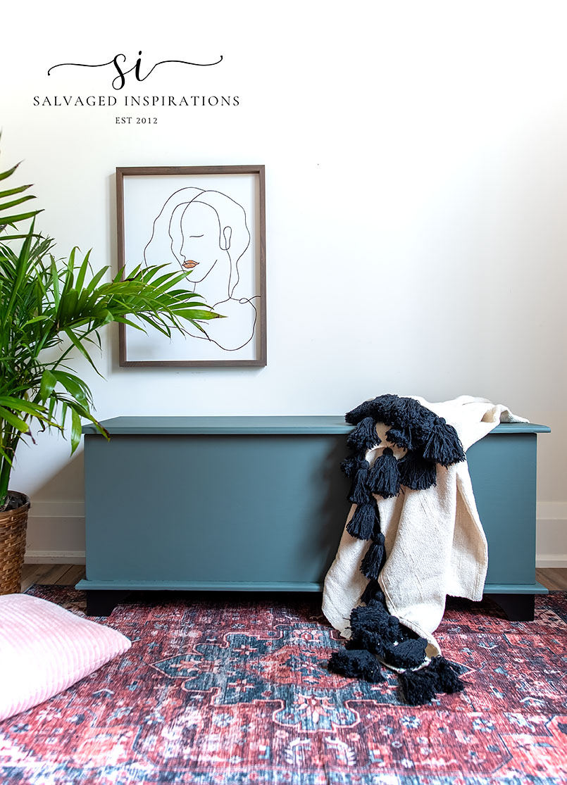 Cedar Chest in Smoky Mountains Silk Paint