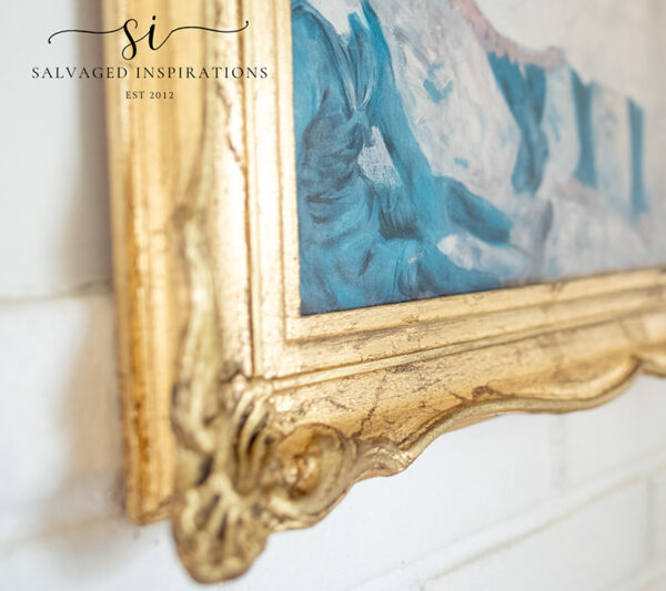 How To Apply Gold Leaf And Antique A Thrift Frame - Salvaged Inspirations