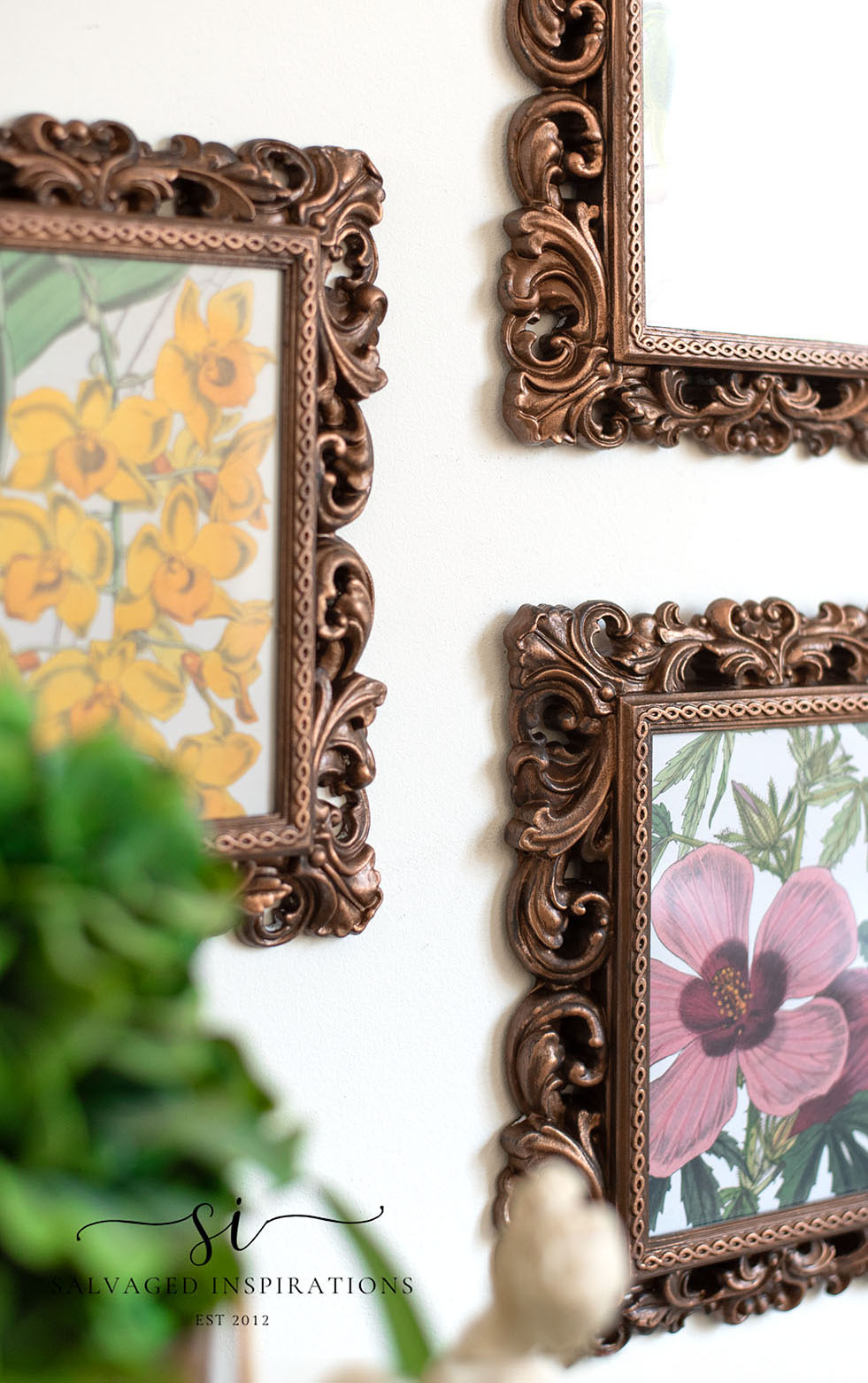 Makeshift Frame 3 Ways To Upcycle Thrift Store Frames - Salvaged Inspirations