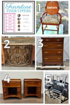How To Refinish Wood Furniture - Salvaged Inspirations