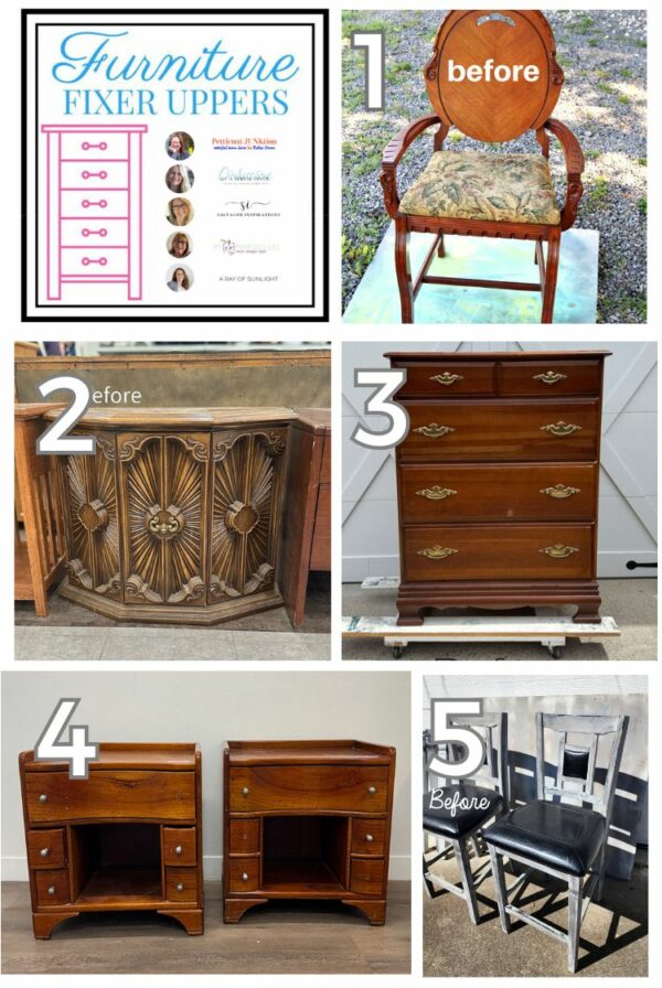 How To Refinish Wood Furniture - Salvaged Inspirations