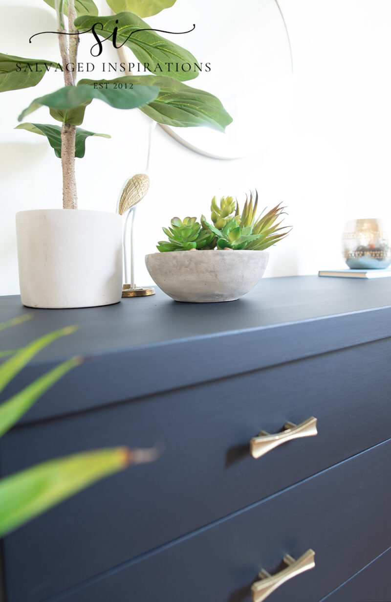 Close Up of painted Desk