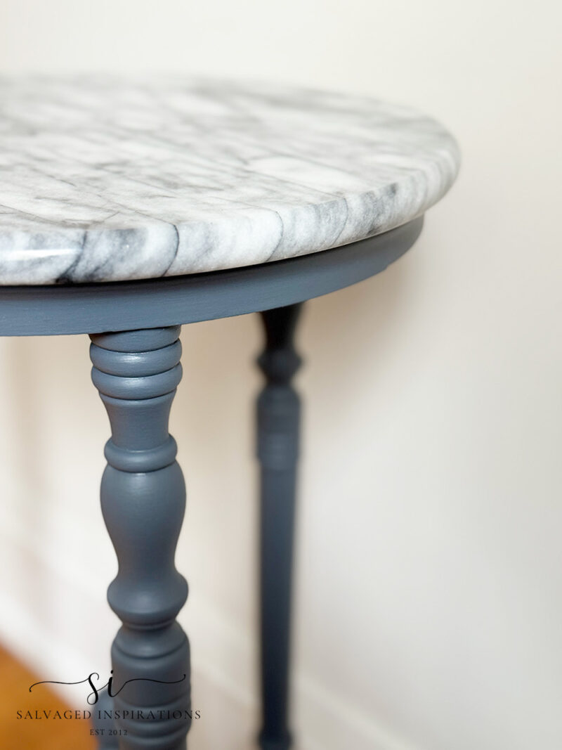 Custom Gray Paint to Match Gray in Marble Top