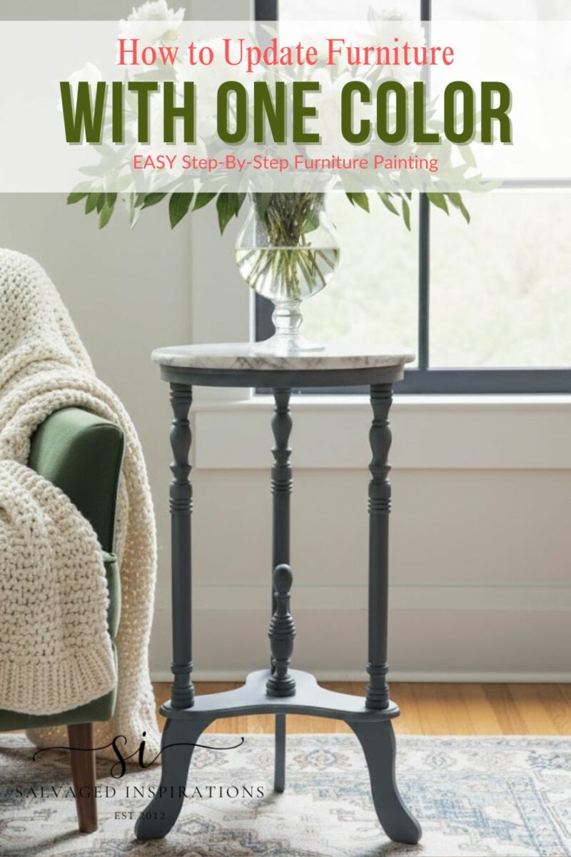 How To Update Furniture with ONE Paint Color