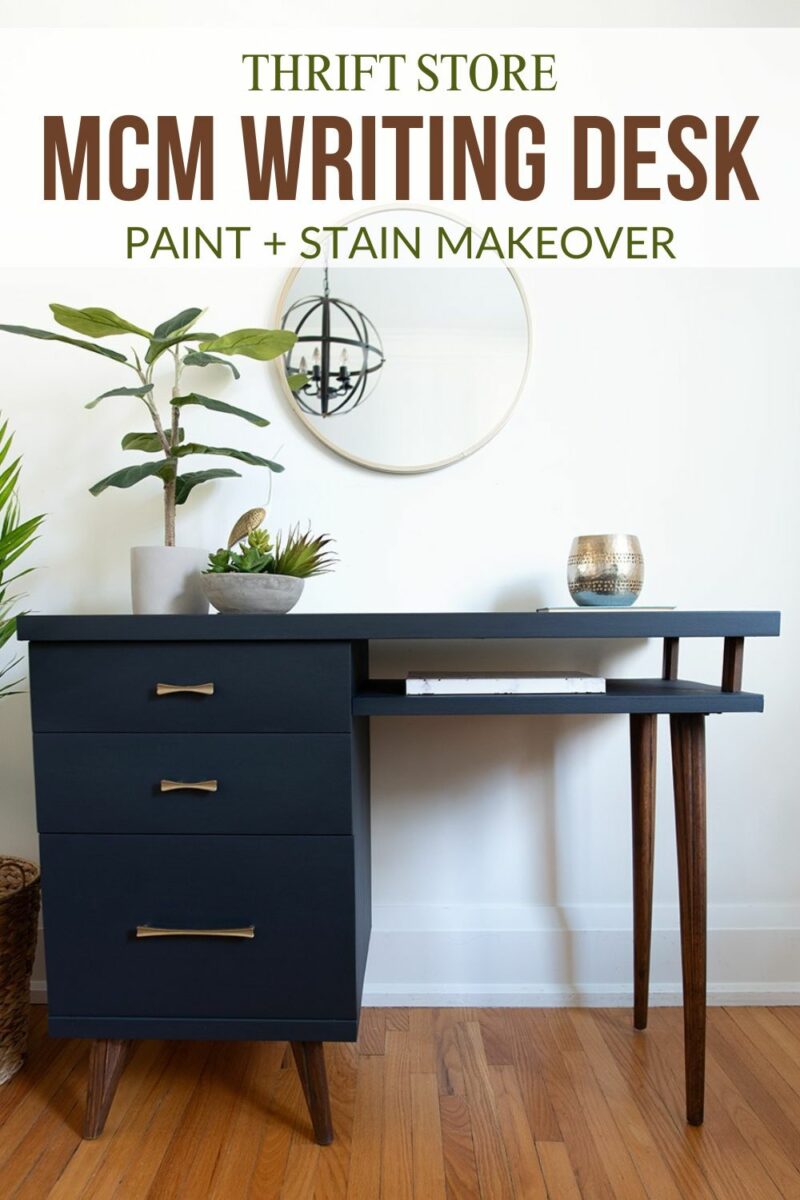 MCM Writing Desk Makeover PIN