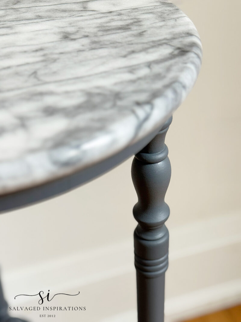 Painted Marble Plant Stand SI