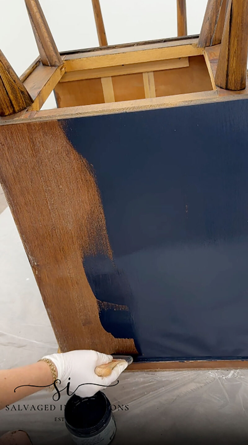 Painting Custom Paint On MCM Desk