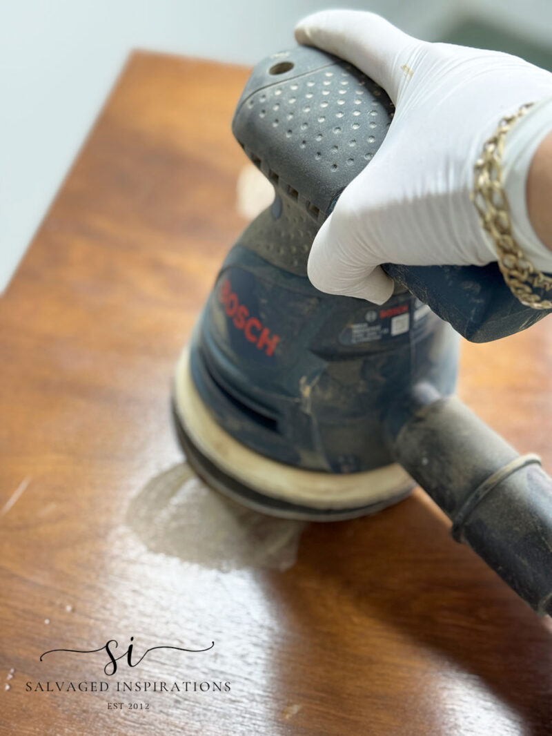 Sanding Wood Filler Smooth