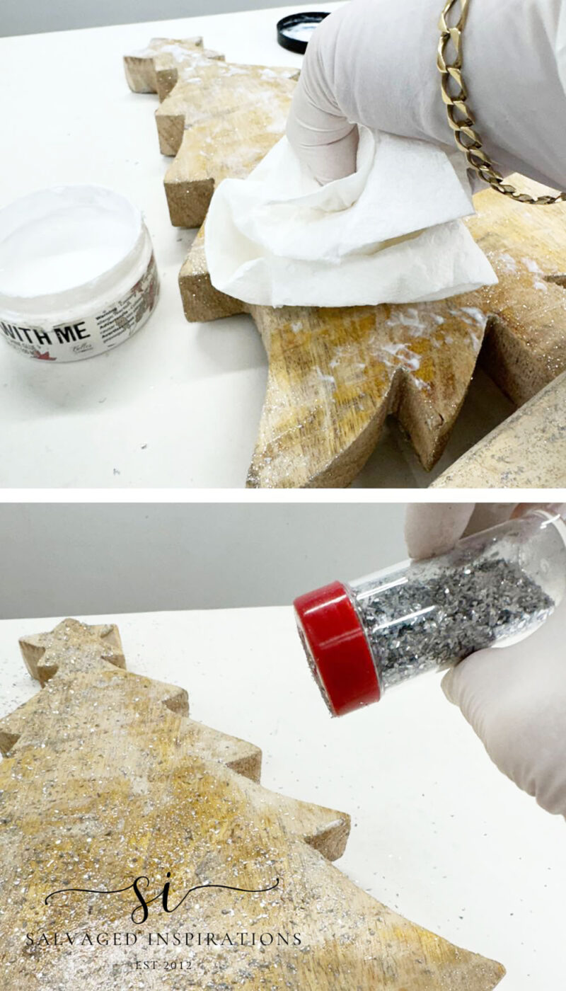 Glue and Glimmer On Xmas Tree