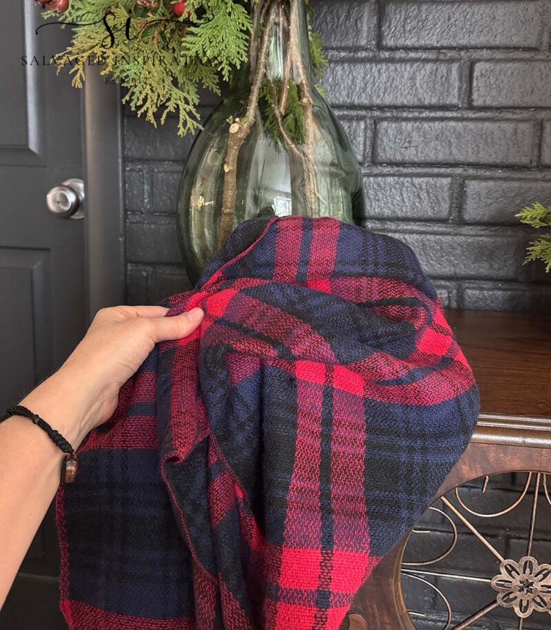Scarf On Holiday Table