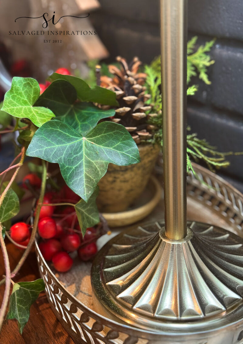 Thrifted Tray with Planter