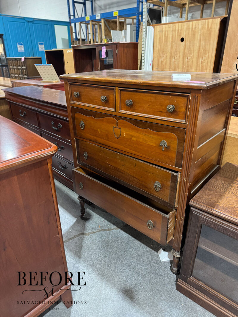 Vintage Dresser Before