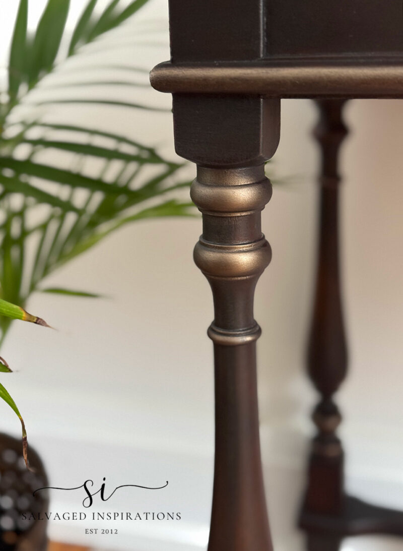 Bronze Detail on Legs