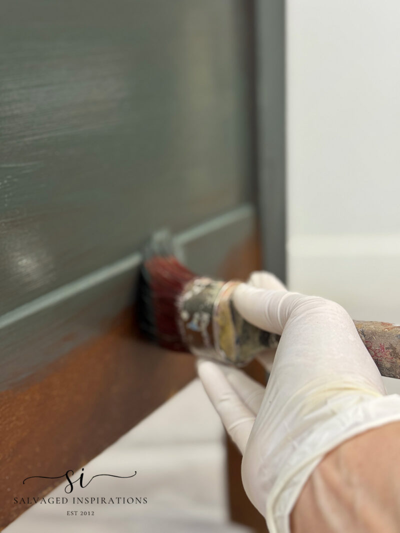 Painting Dresser Dark Custom Green