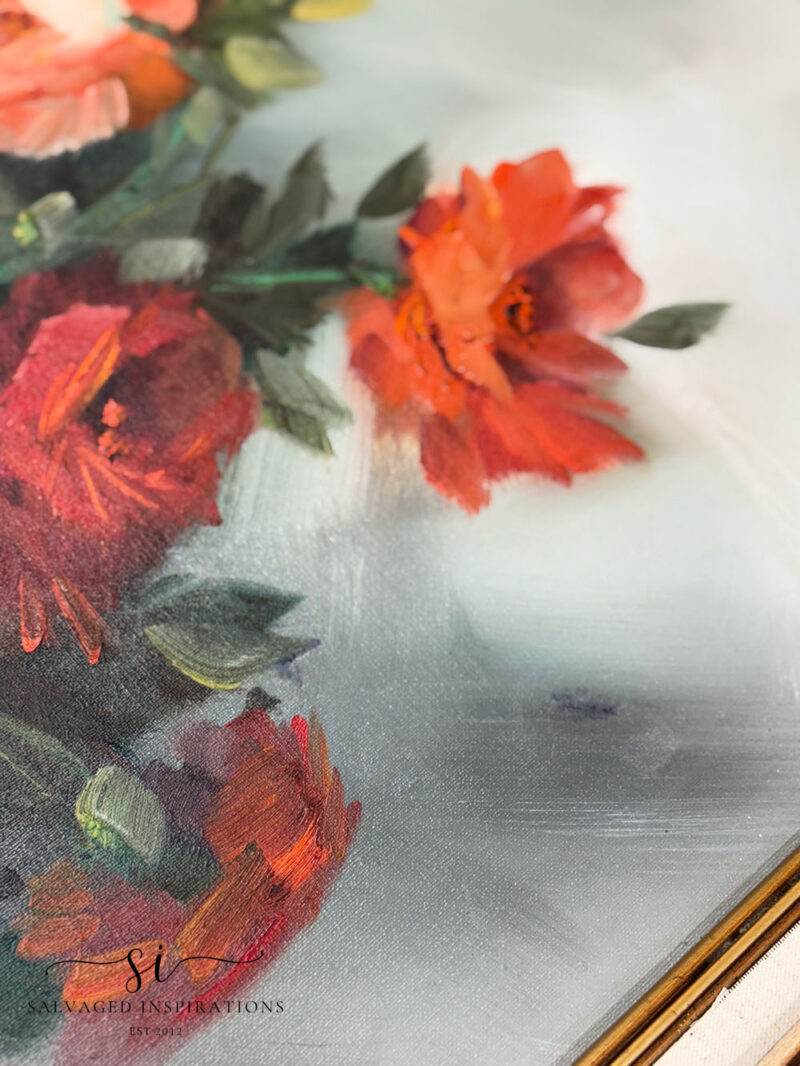 Repaired Floral Painting