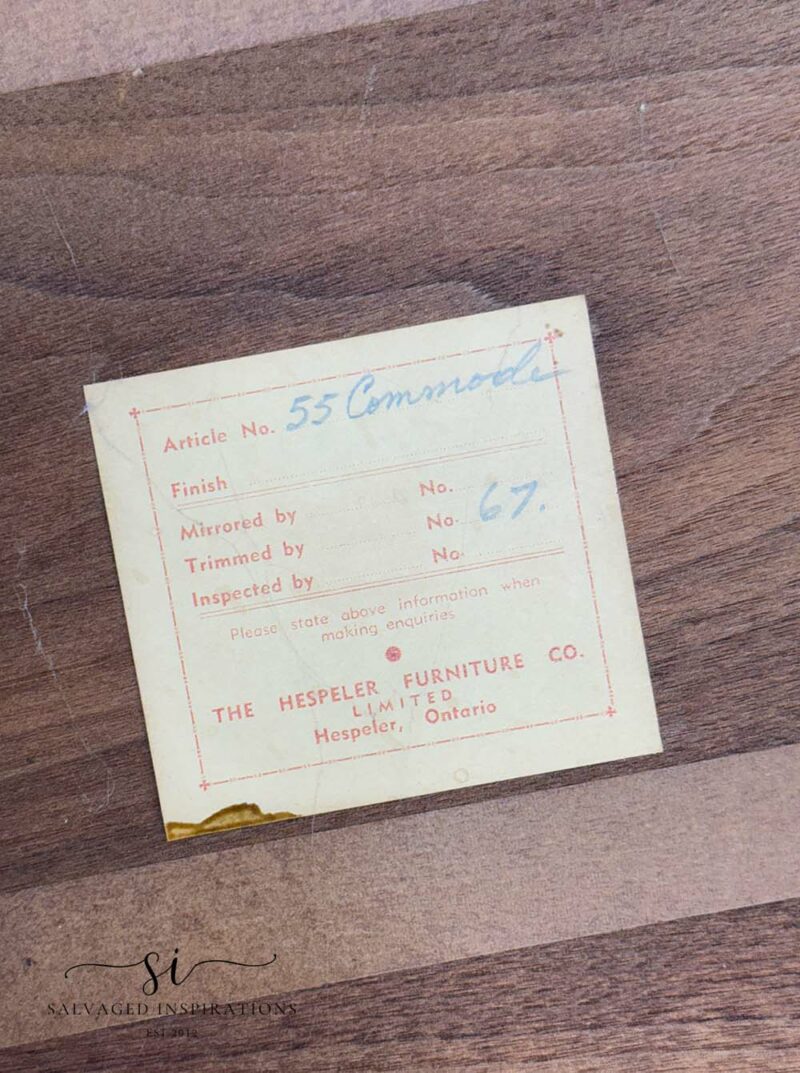 55 Commode Tag Hespler Furniture