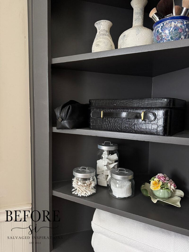 Bathroom Corner Cabinet Before