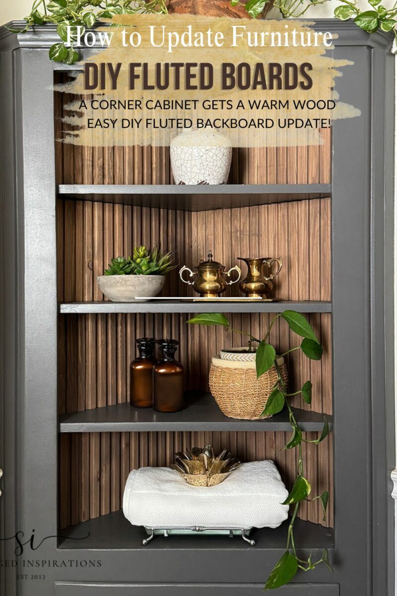 DIY Easy Fluted Backboard