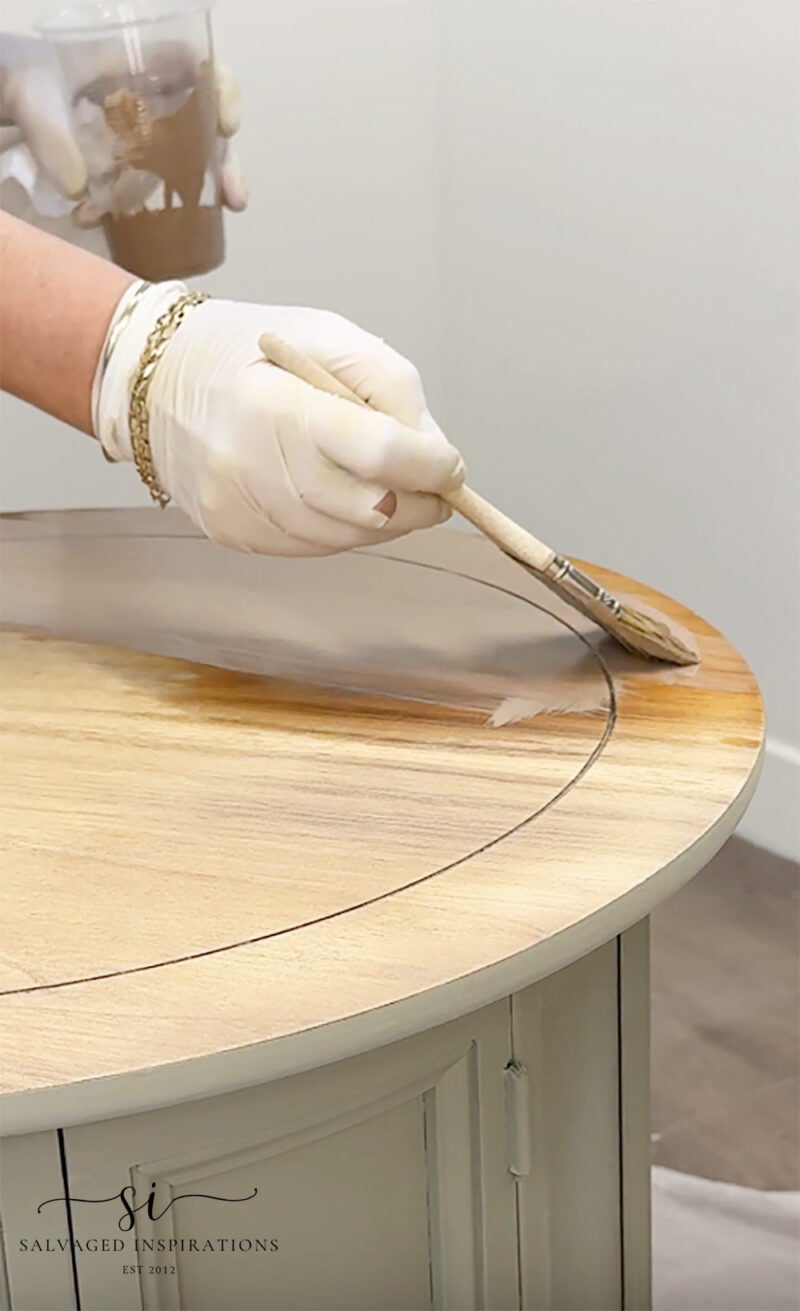 Staining With Whiskey Barrel