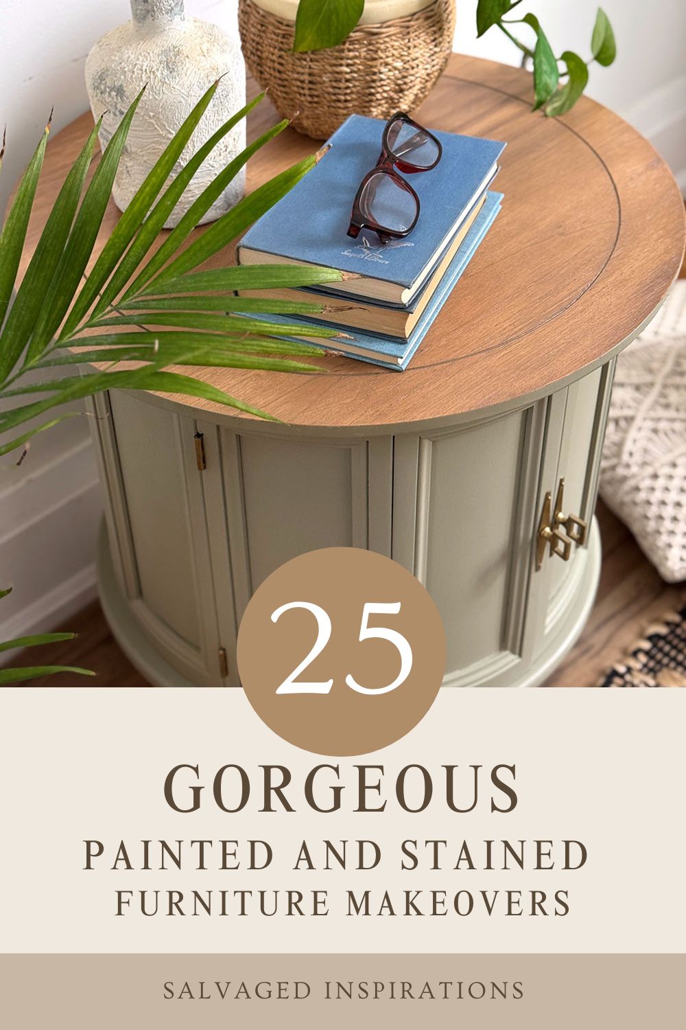 25 Gorgeous Painted And Stained Furniture Makeovers PIN | Salvaged ...