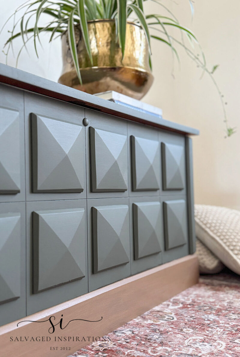 Painted And Stained Cedar Chest Blanket Box