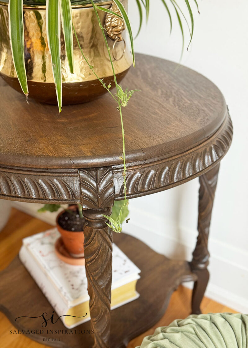 Top of Repaired Warped Wood Table