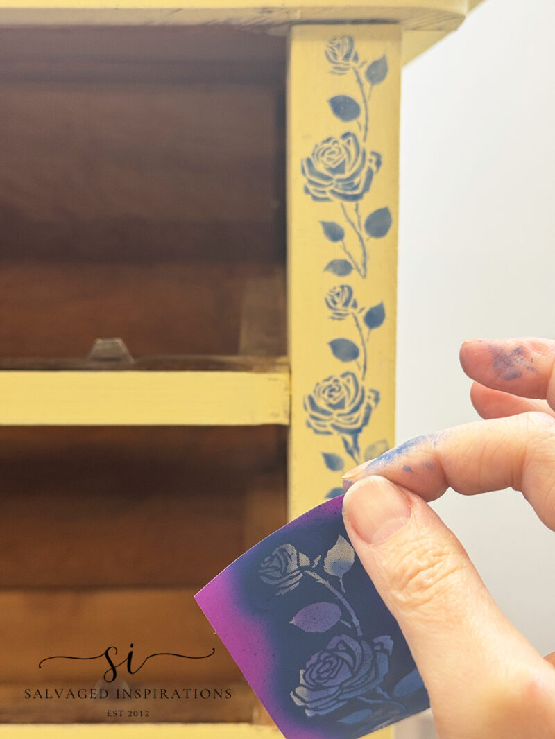 Silkscreen Roses Stencil