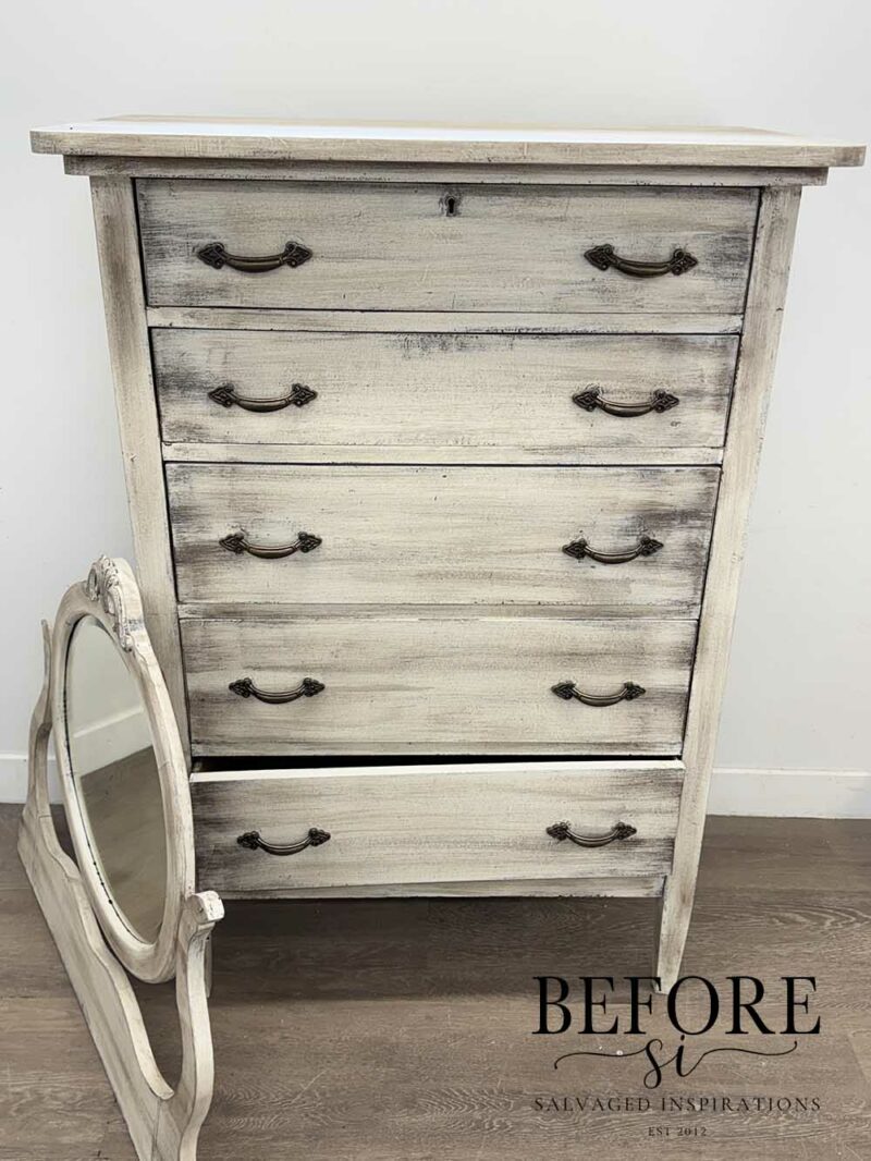 Vintage Tallboy w Mirror Take2 BEFORE