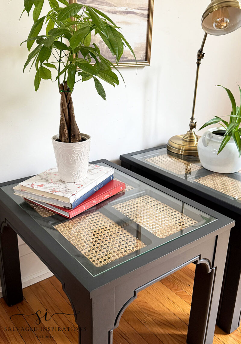 Cane Rattan Table Top DIY