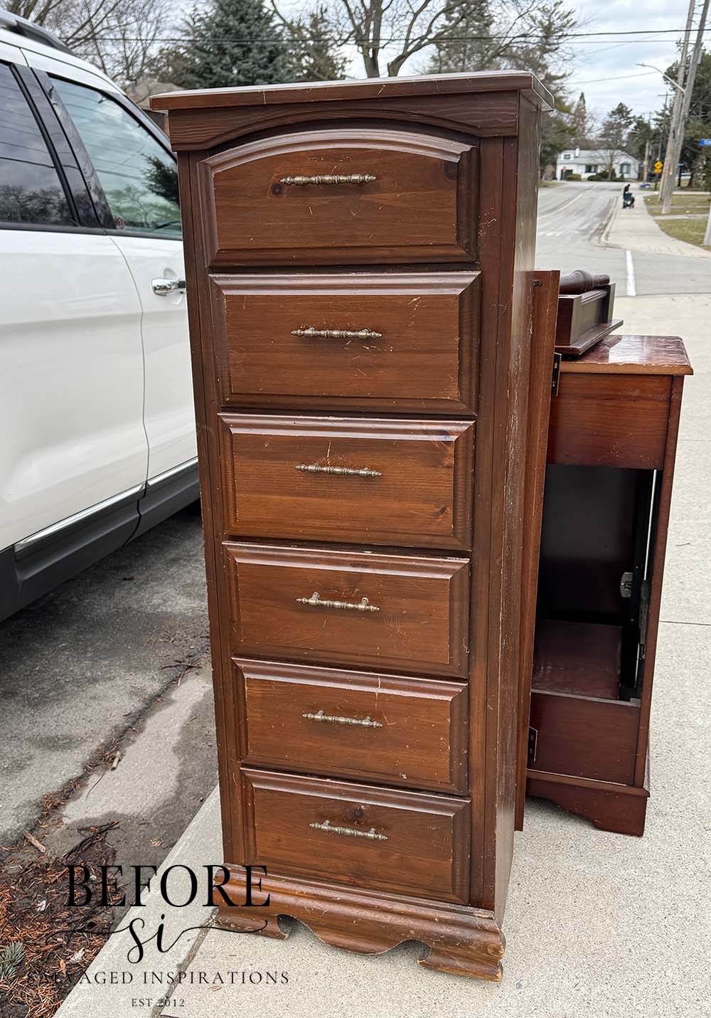 Curbside Lingerie Chest BEFORE