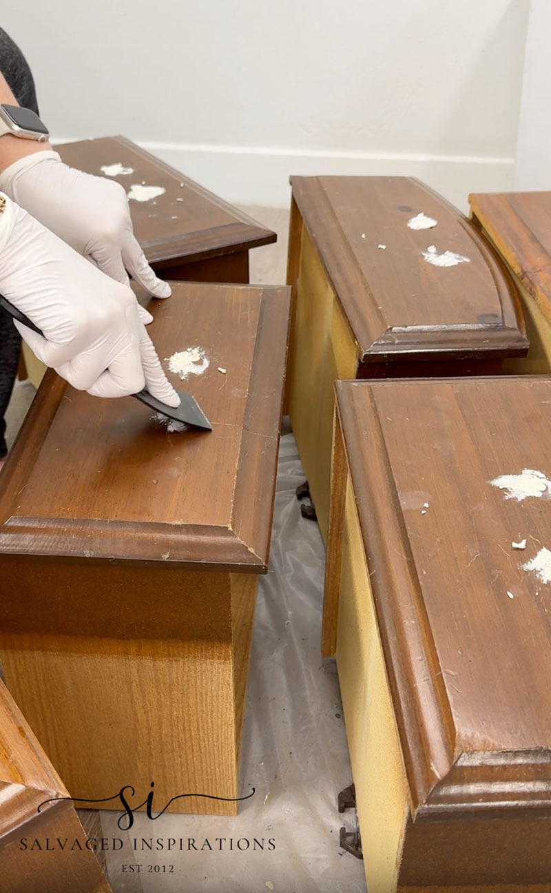 Filling Furniture Hardware Holes