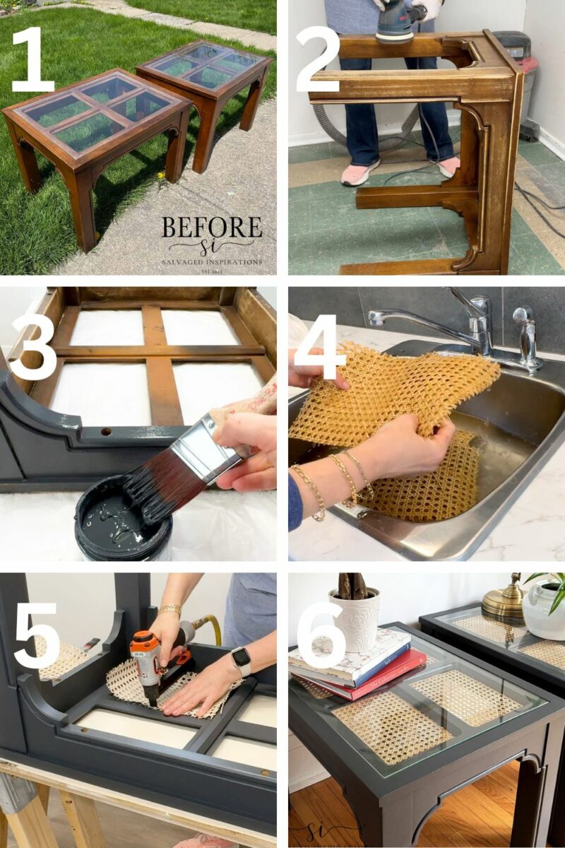 How To Install Rattan - Chinese Chippendale End Tables