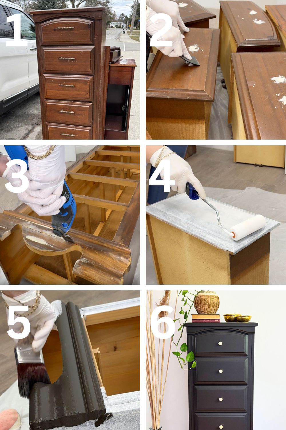Trash To Treasure Lingerie Chest Furniture Makeover