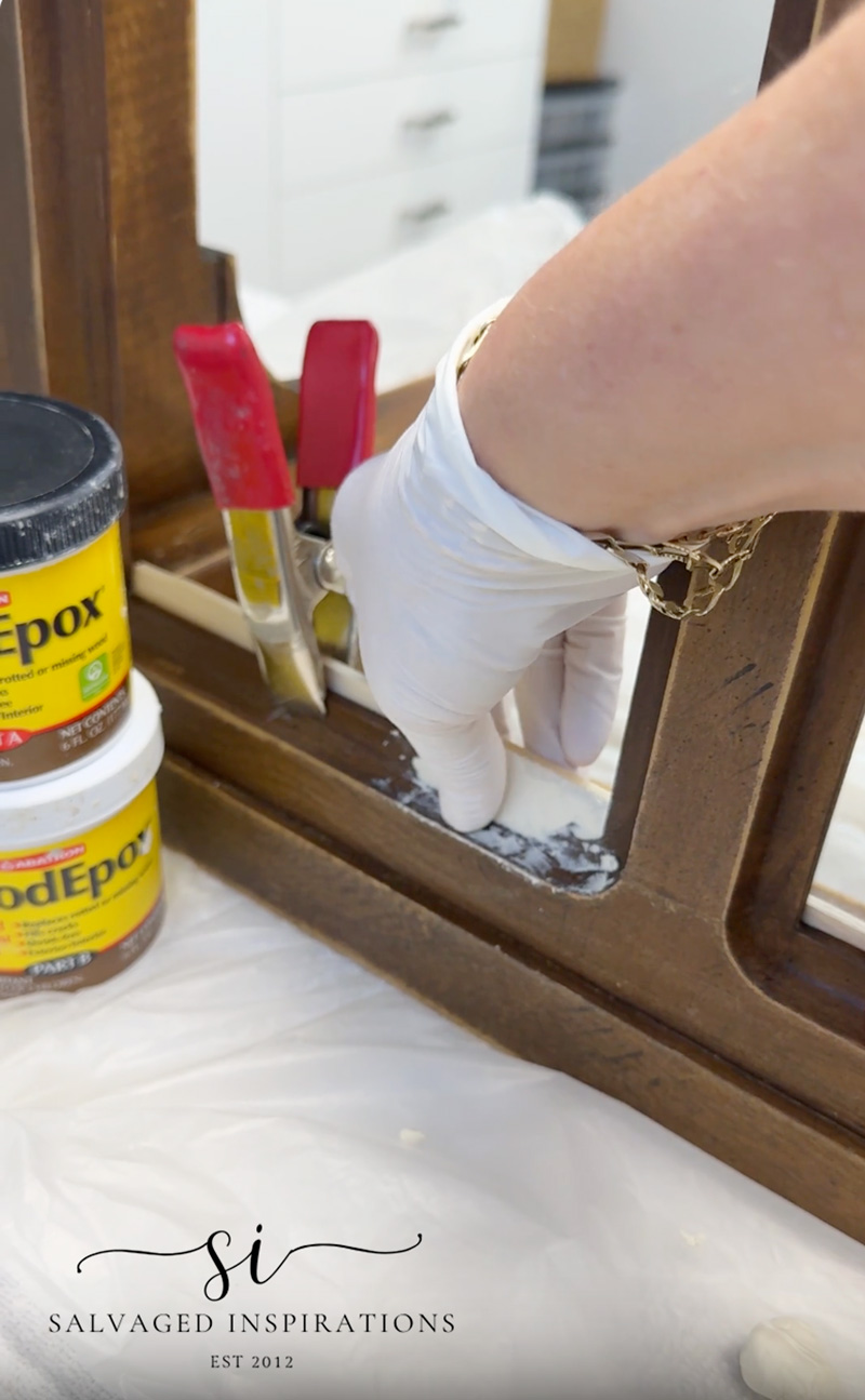 Wood Repair Using WoodEpox