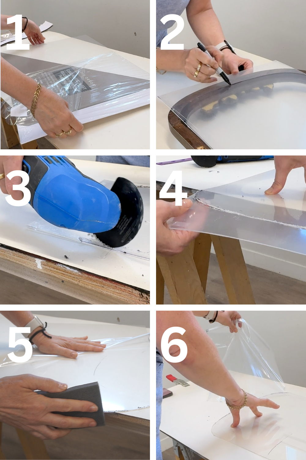 How To Cut A Curve In Plexiglass Step by Step