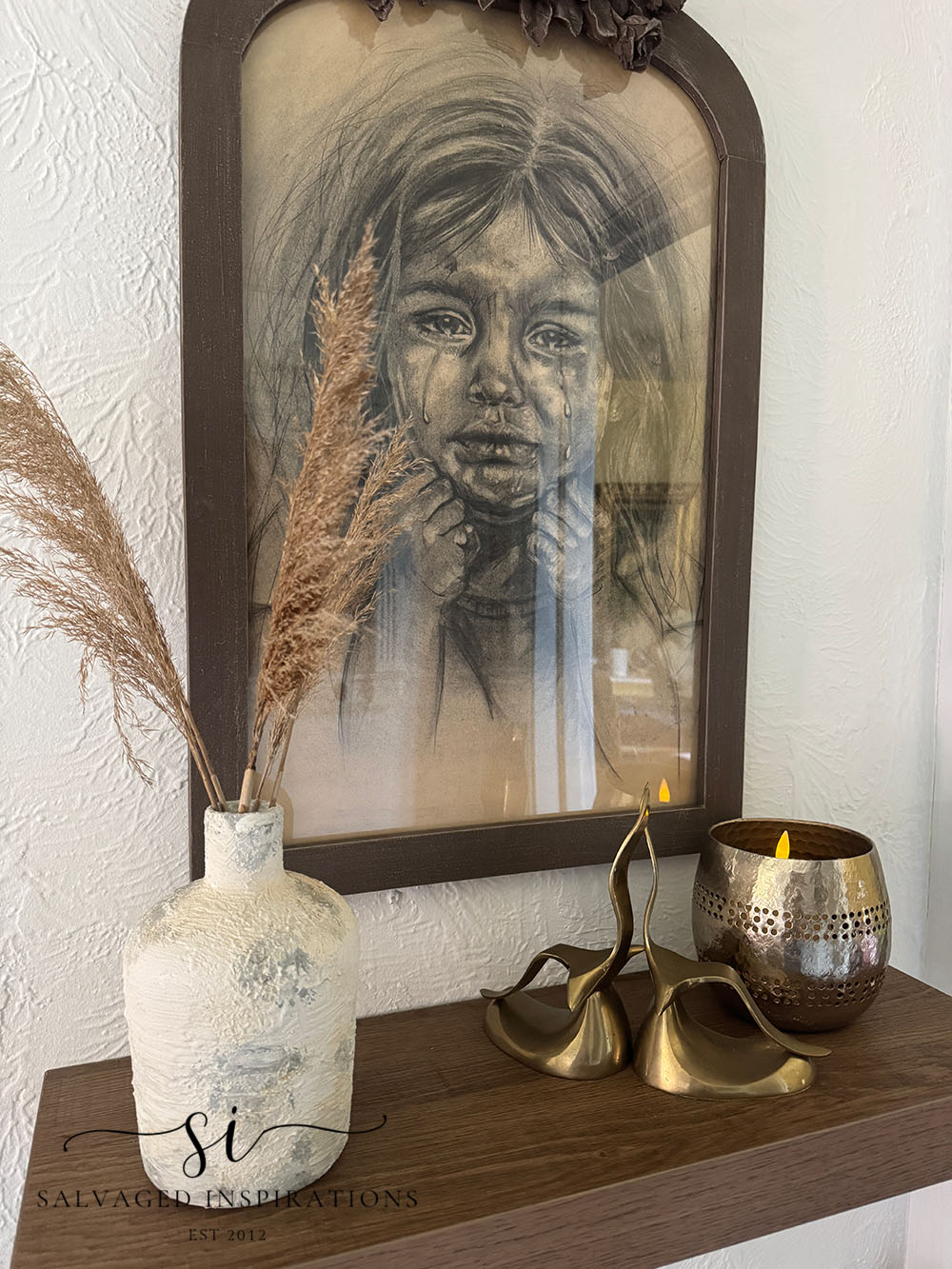 Plexiglass over Charcoal Art