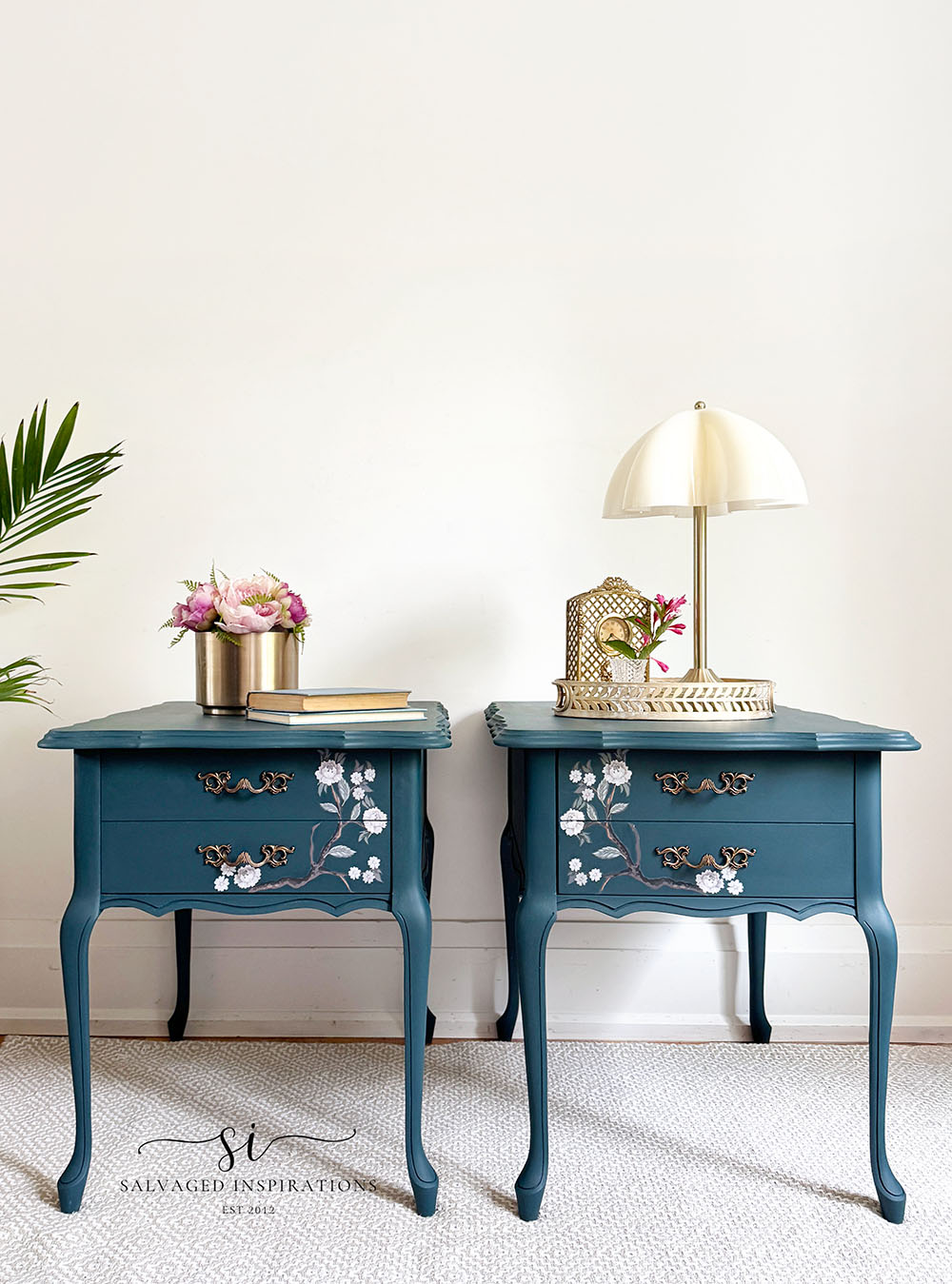 French P Heirloom Painted Tables Front
