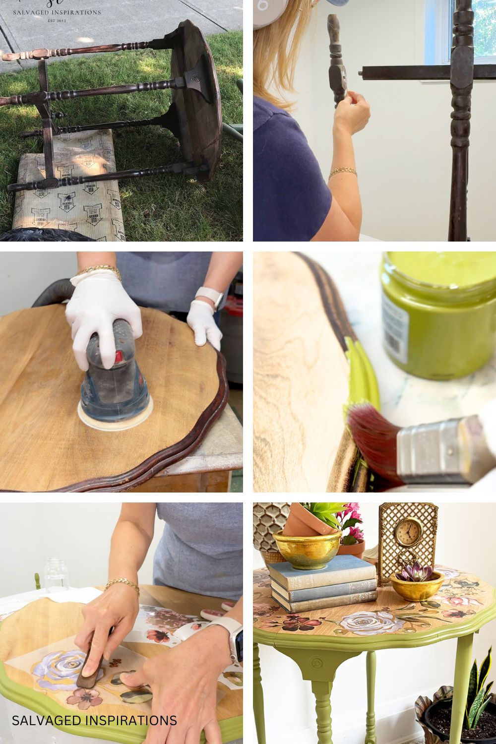 BEST WAY TO APPLY TRANSFERS ON RAW WOOD FURNITURE