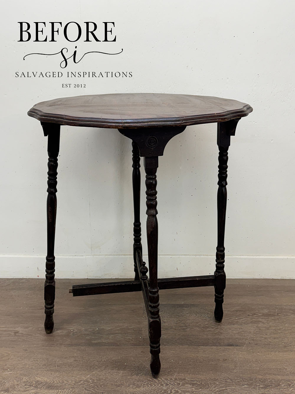 Curbside Parlour Table BEFORE