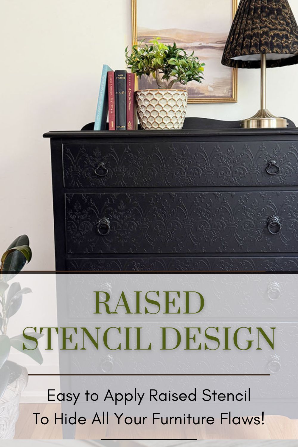 Raised Stencil Design PIN