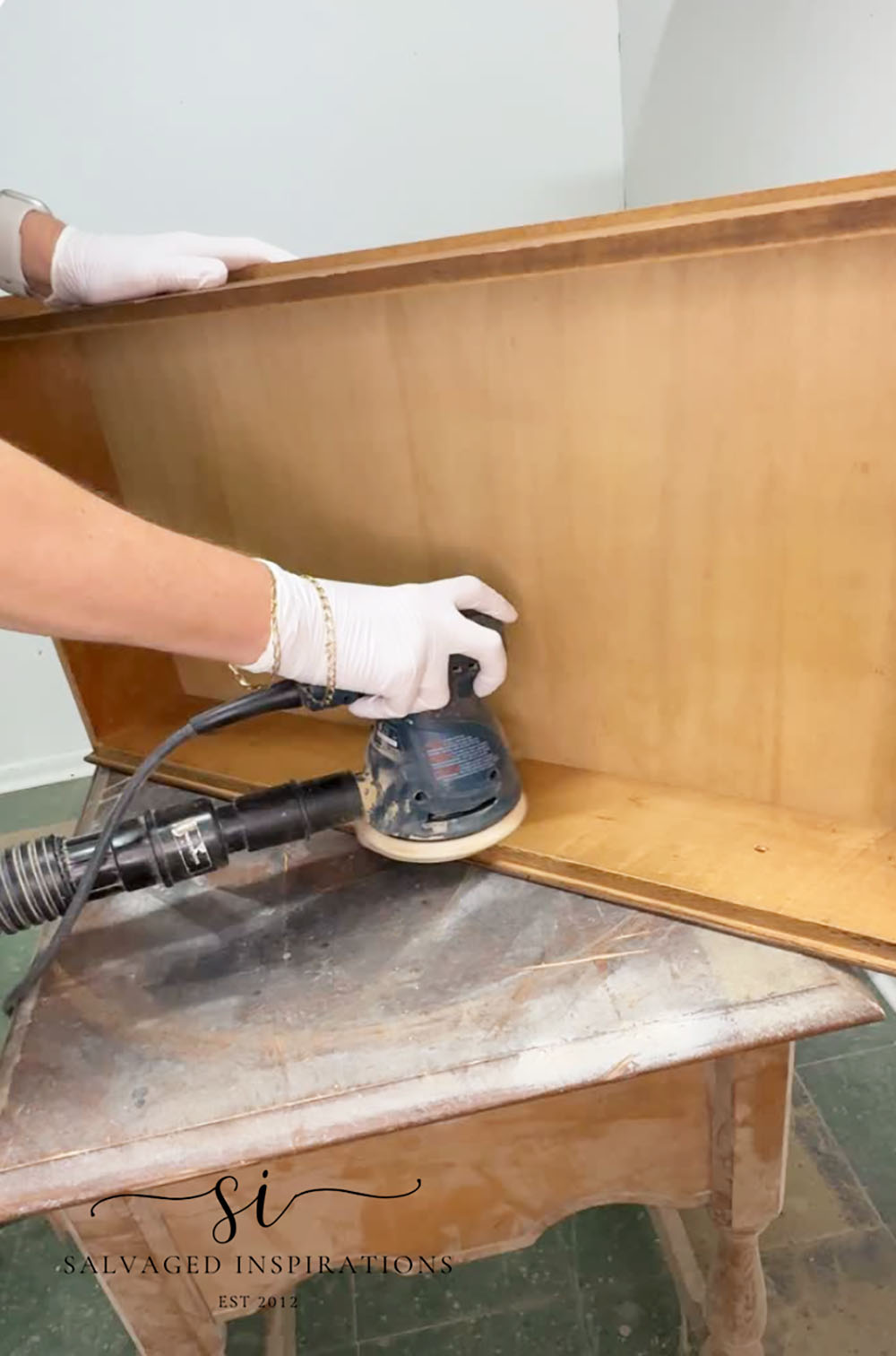 Sanding the Inside of A Drawer