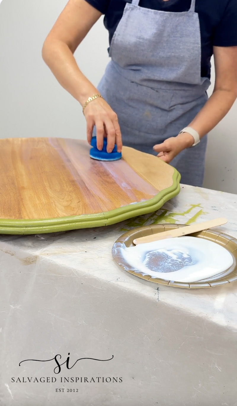 Sealing RAW wood before applying a transfer