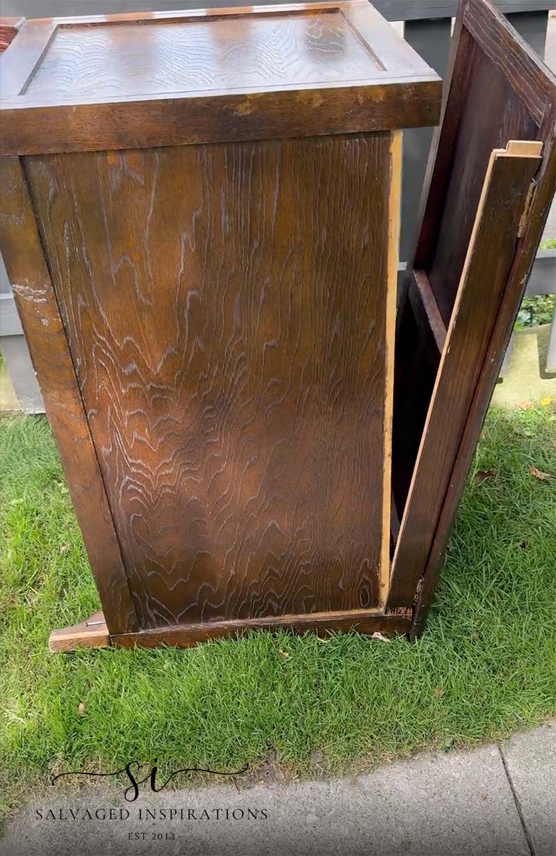 Broken Blanket Box Before