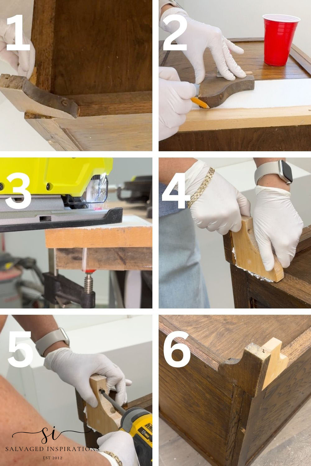 DIYing A Missing Wood Foot On Blanket Box