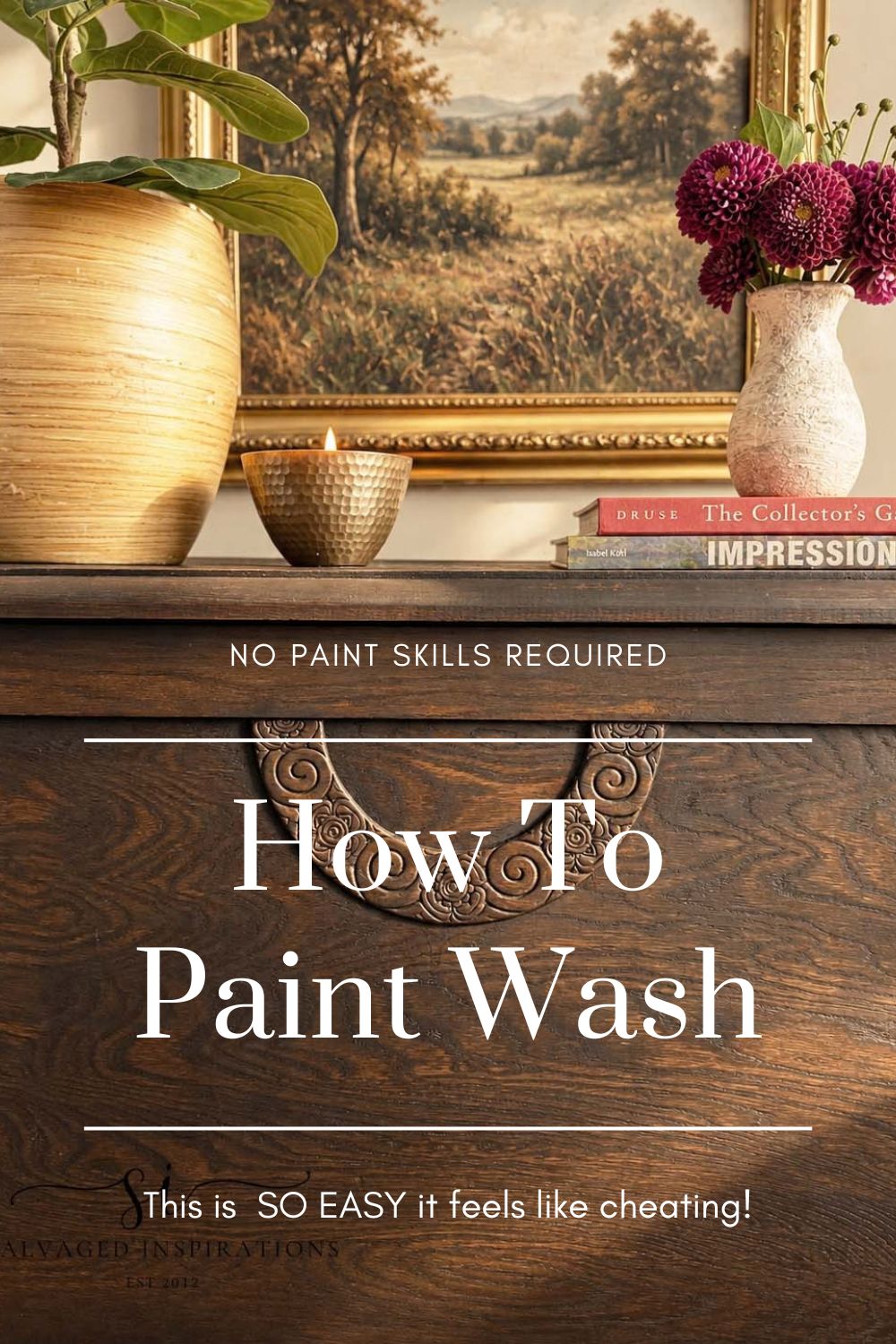 How To Create A GORGEOUS Paint Wash in 3 Easy Steps