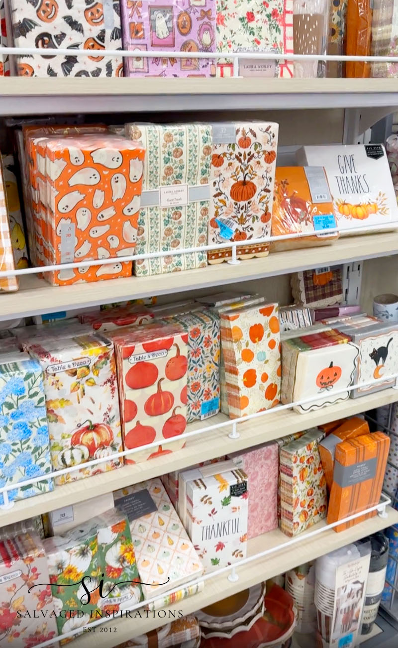 Shopping for Fall Napkins