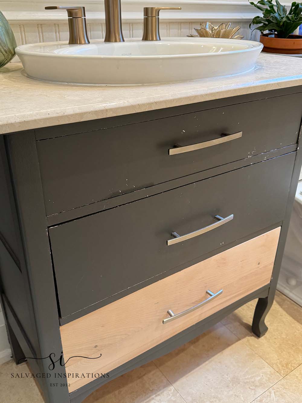 Bathroom Vanity Cabinet BEFORE