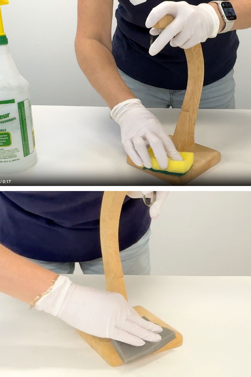 Cleaning The Wood Banana Holder
